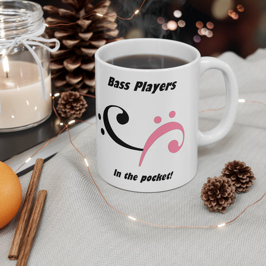 Bass Players In The Pocket! coffee mug