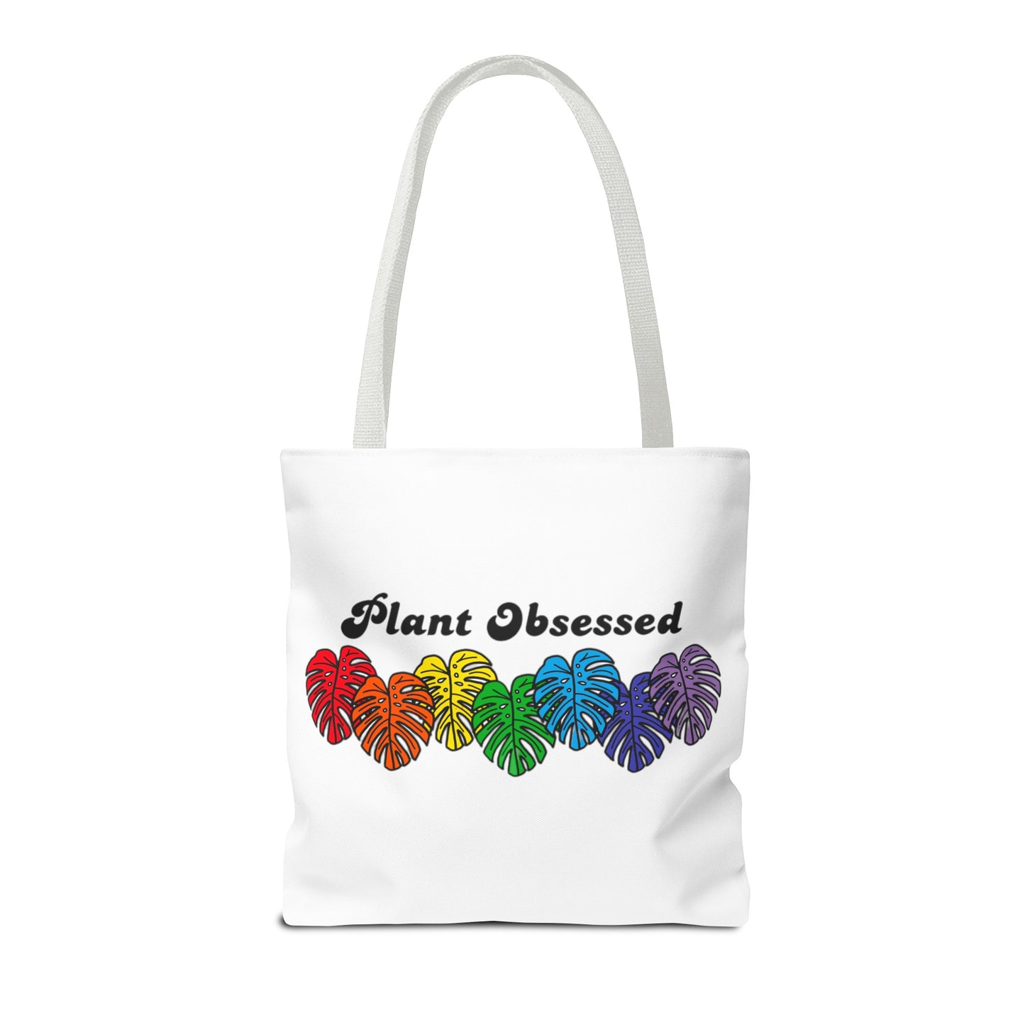 Plant Obsessed Colourful Monstera Tote Bag 16"