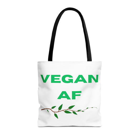 Vegan AF Tote Bag 16"