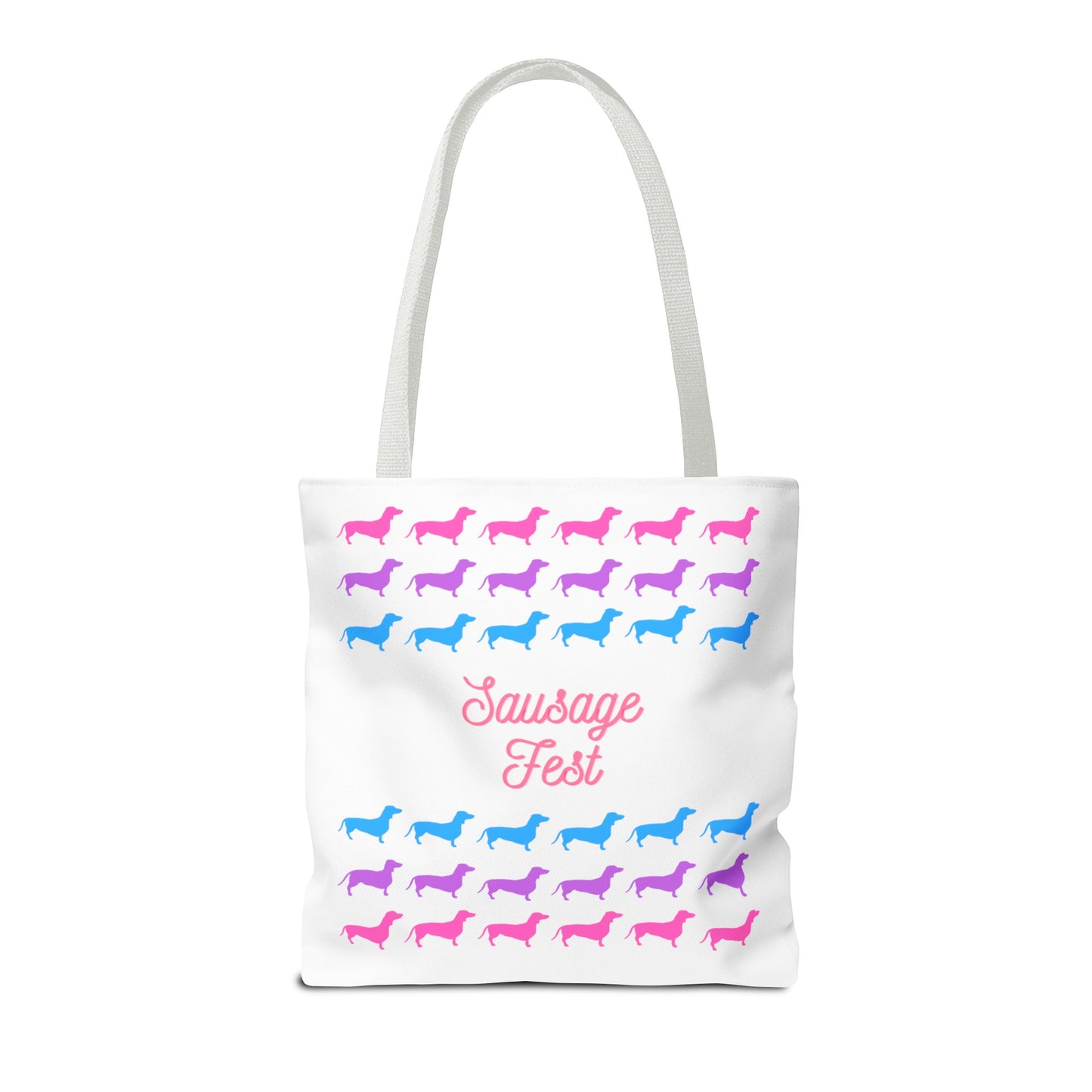 Sausage Fest Dachshund Tote Bag 16"