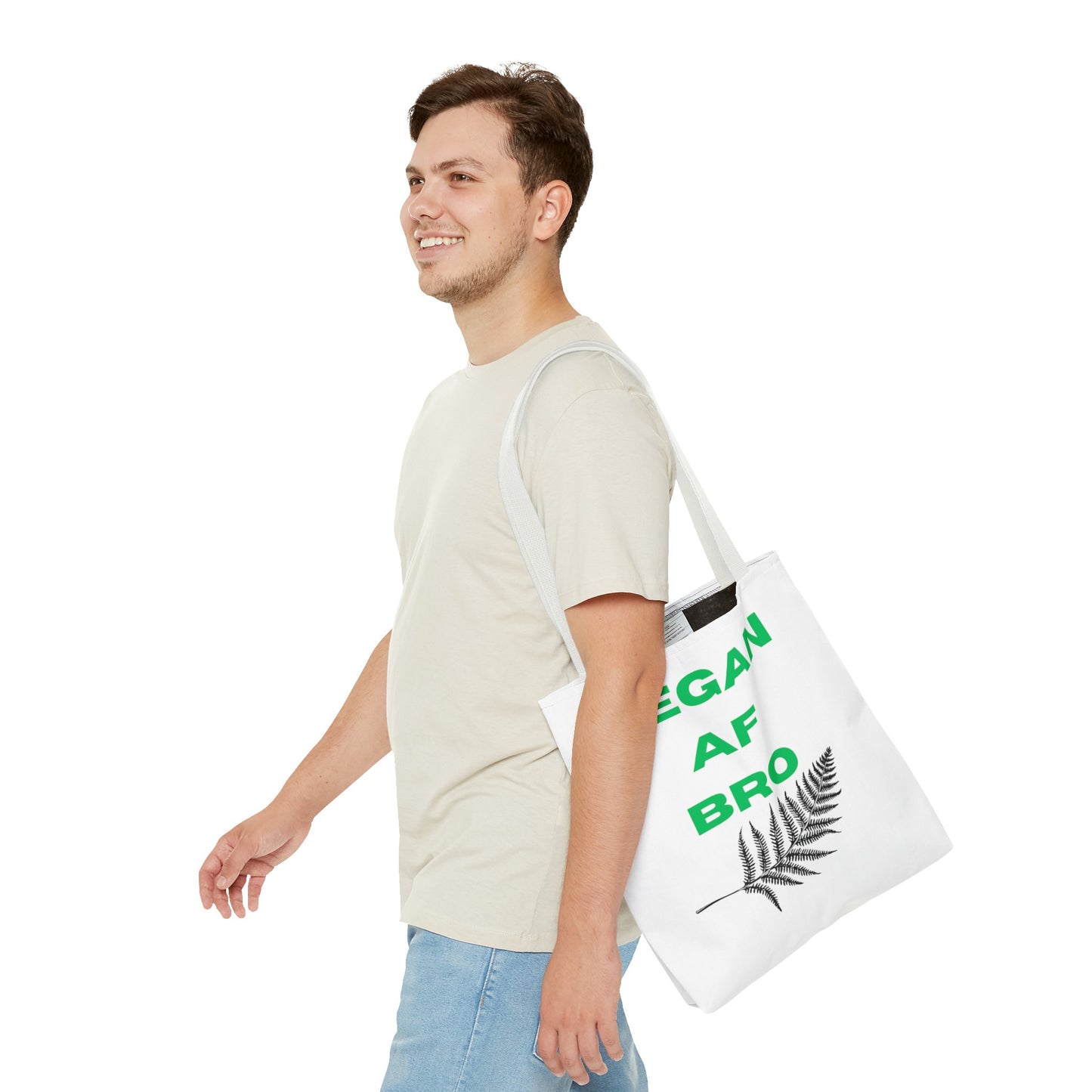 Vegan AF Bro tote bag 16"