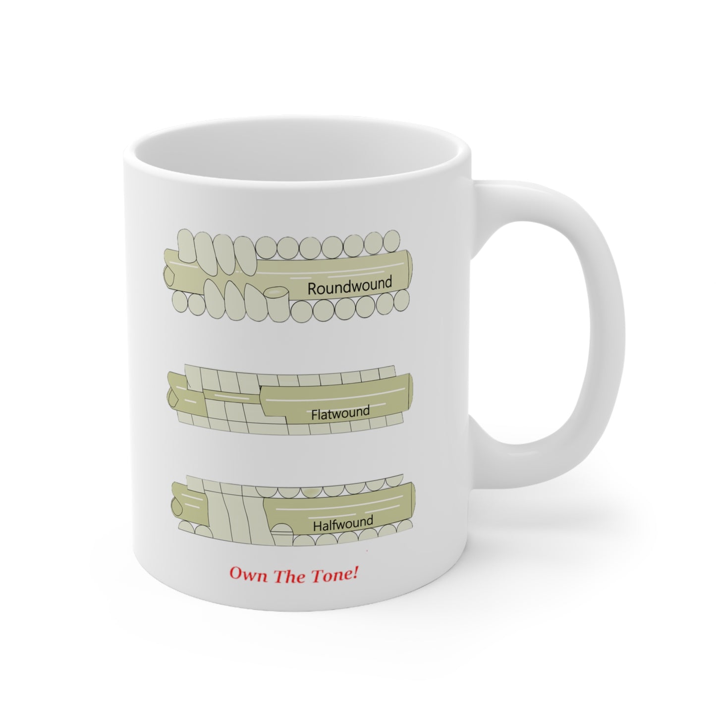 Own The Tone! Bass Guitar Player Coffee Mug