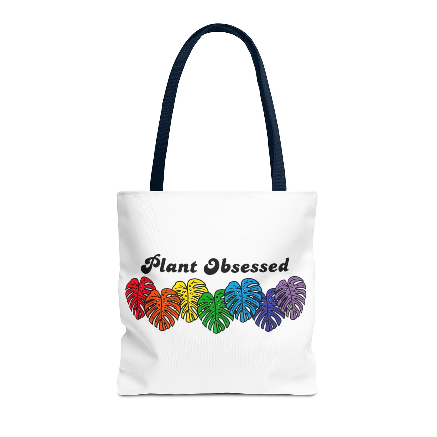 Plant Obsessed Colourful Monstera Tote Bag 16"